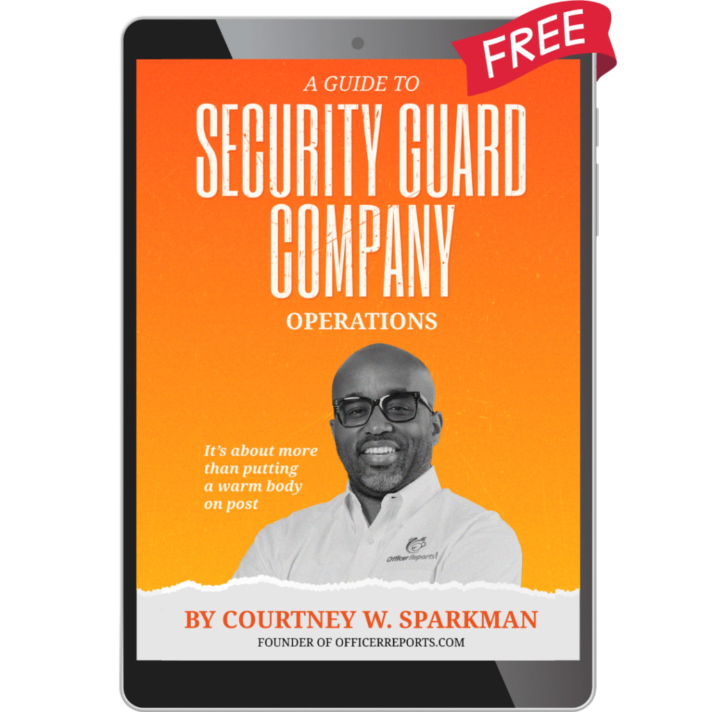 A guide to security guard company operations ebook free